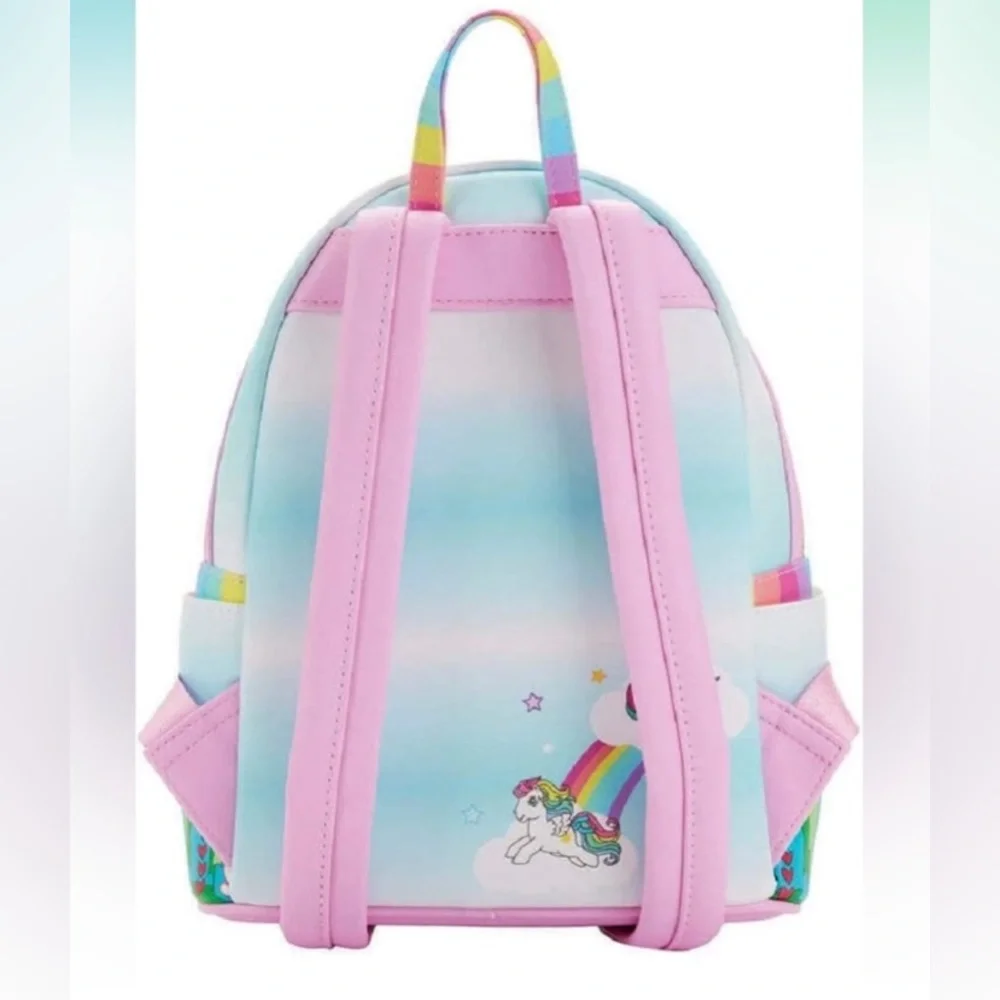NWT Loungefly My Little Pony Castle with Drawbridge mini backpack - Picture 3 of 6